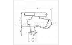 Уплотнитель для Siemens (Сименс) 53x36,8 см