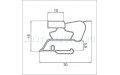 Уплотнитель для Zanussi (Занусси) Z626160 х.к. 109*59 см